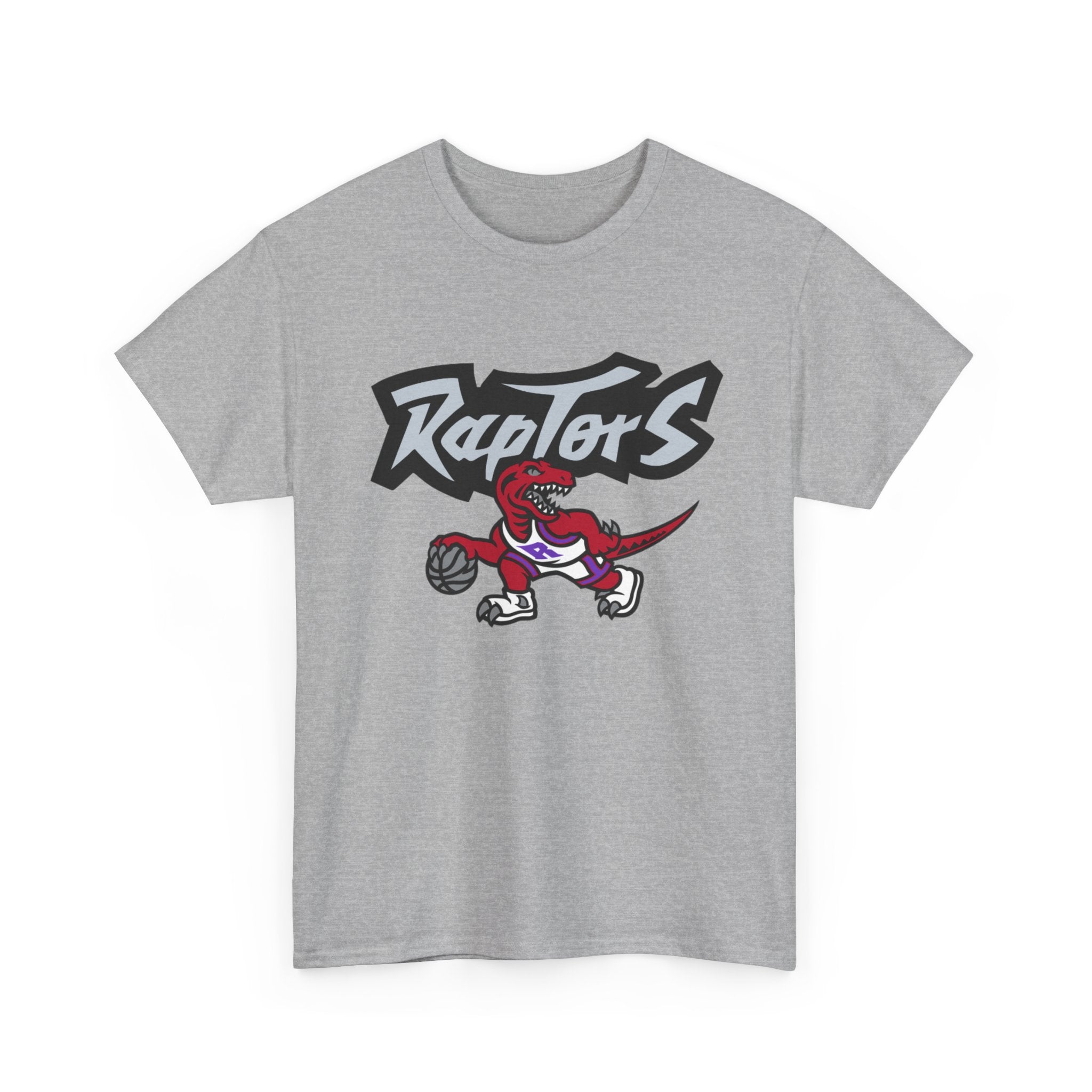 Raptors Basketball T‑Shirt – Vintage Dino Logo Tee