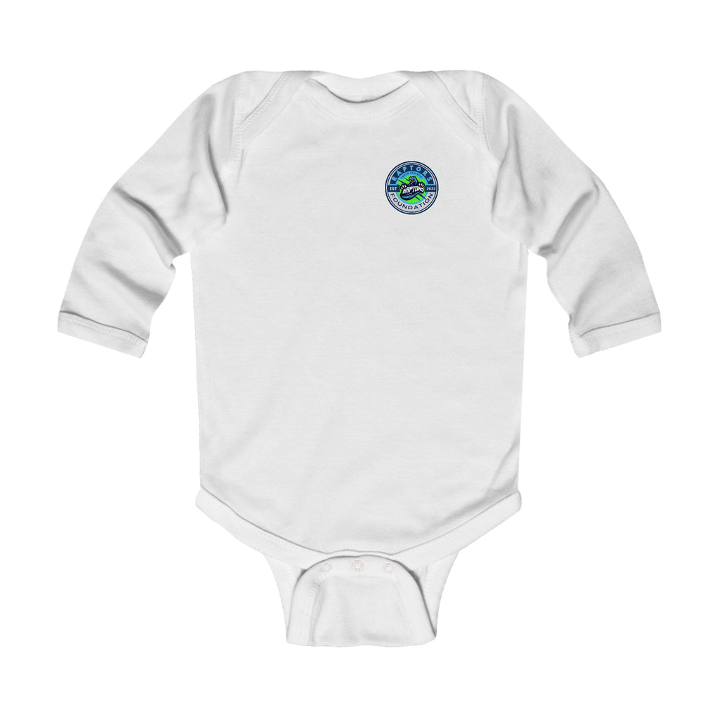 Infant Bodysuit - "Faith. Family. Raptors." Long Sleeve Baby Onesie (Seattle-Inspired)