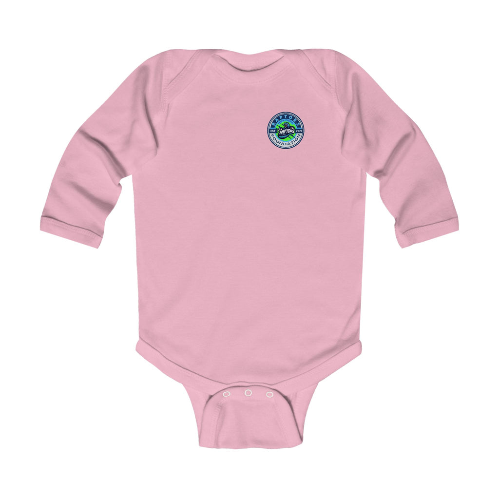 Infant Bodysuit - "Faith. Family. Raptors." Long Sleeve Baby Onesie (Seattle-Inspired)