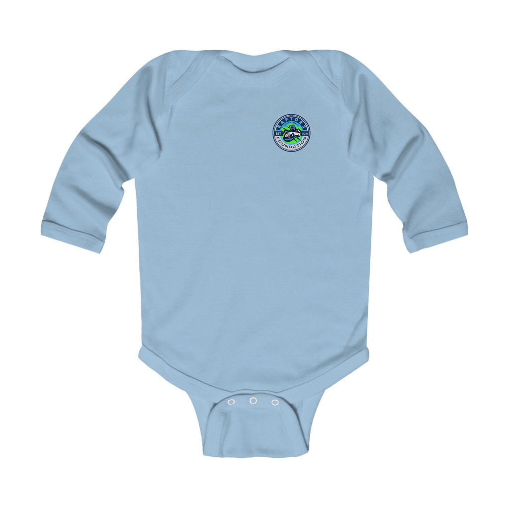 Infant Bodysuit - "Faith. Family. Raptors." Long Sleeve Baby Onesie (Seattle-Inspired)