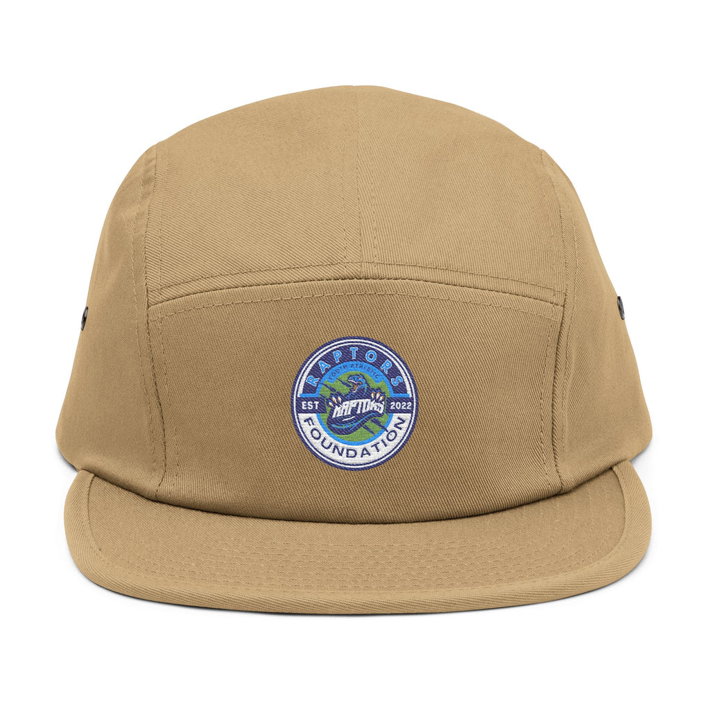 Embroidered Outdoor Patch 5-Panel Cap — Adventure Wave Logo