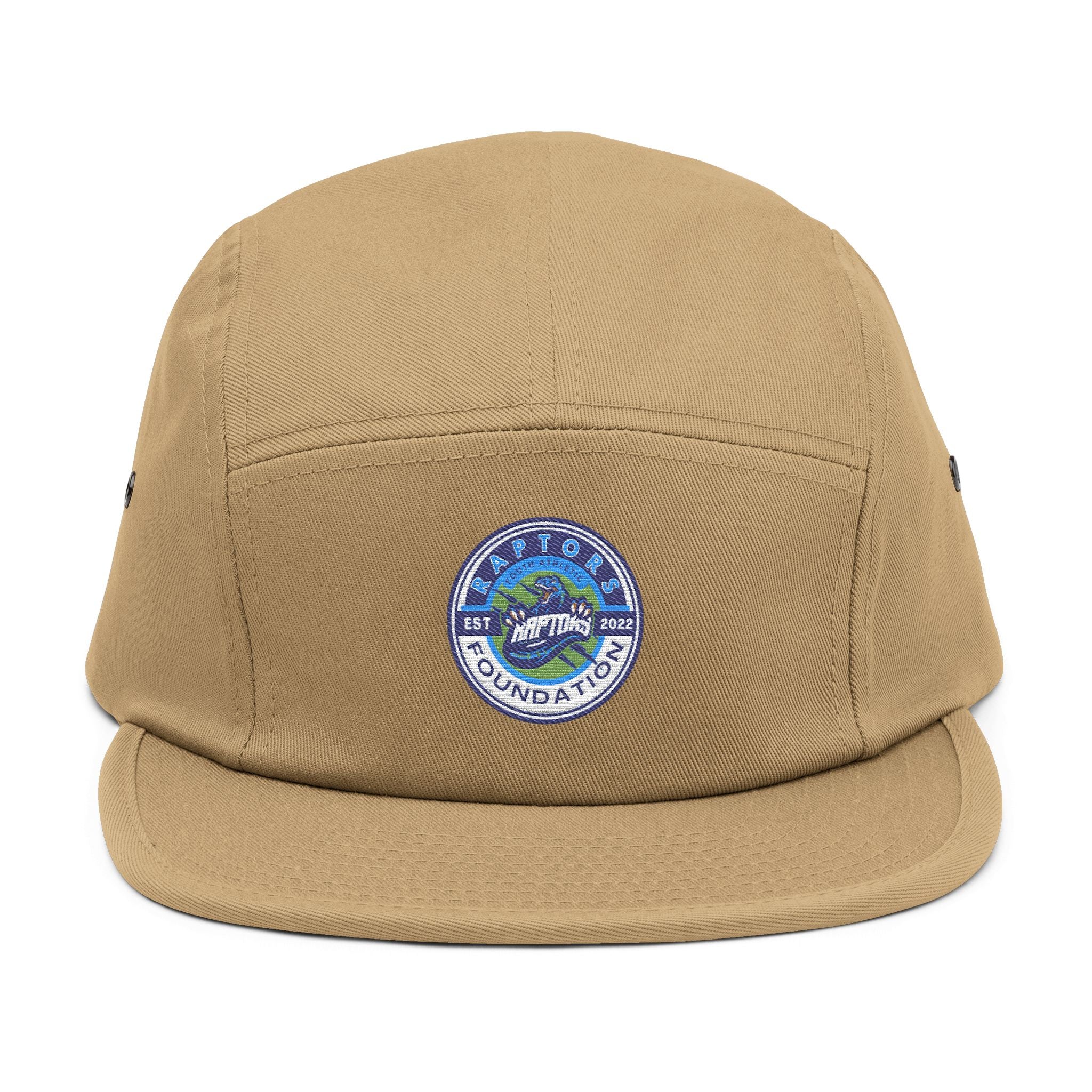 Embroidered Outdoor Patch 5-Panel Cap — Adventure Wave Logo