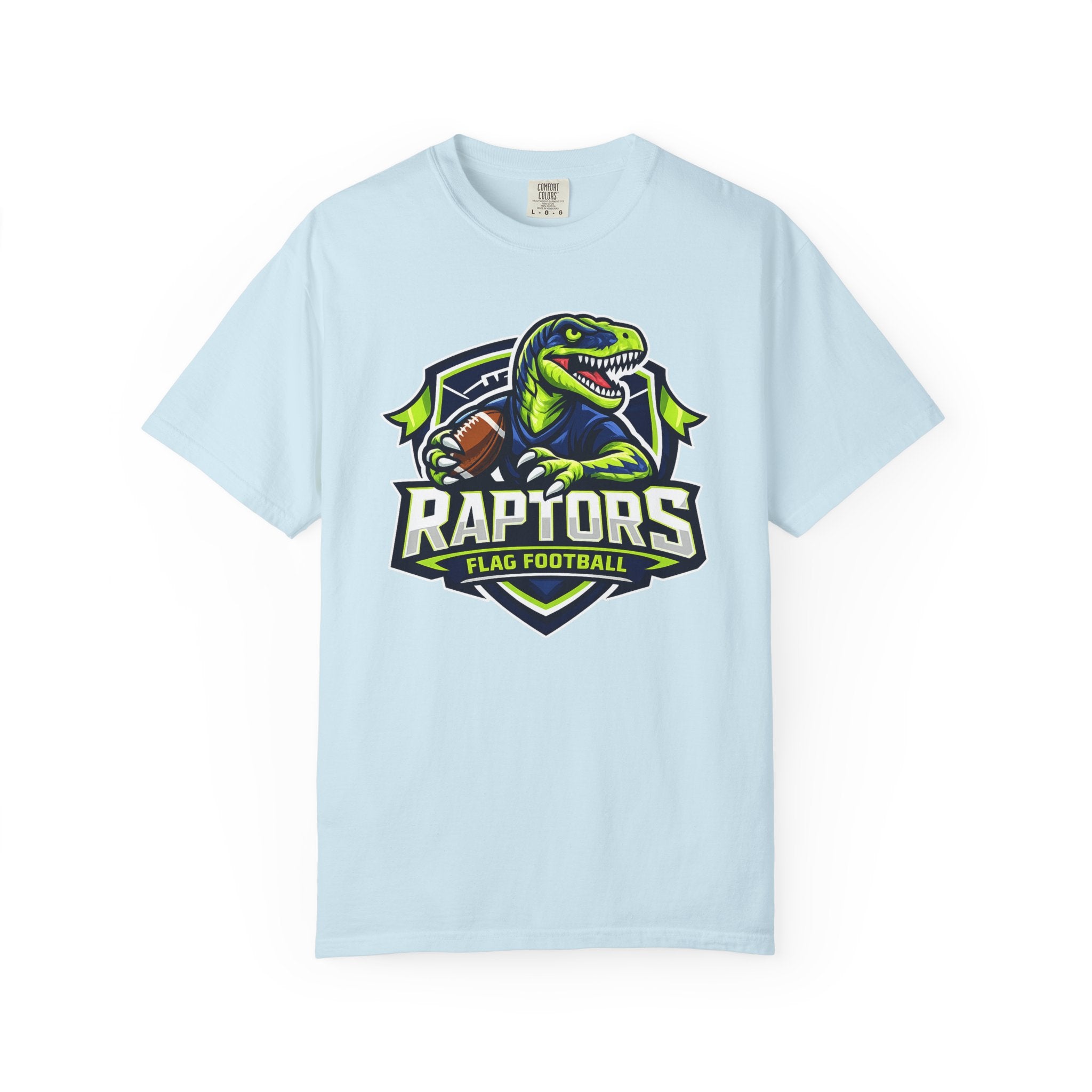 Raptors Flag Football T-Shirt — Comfort Colors