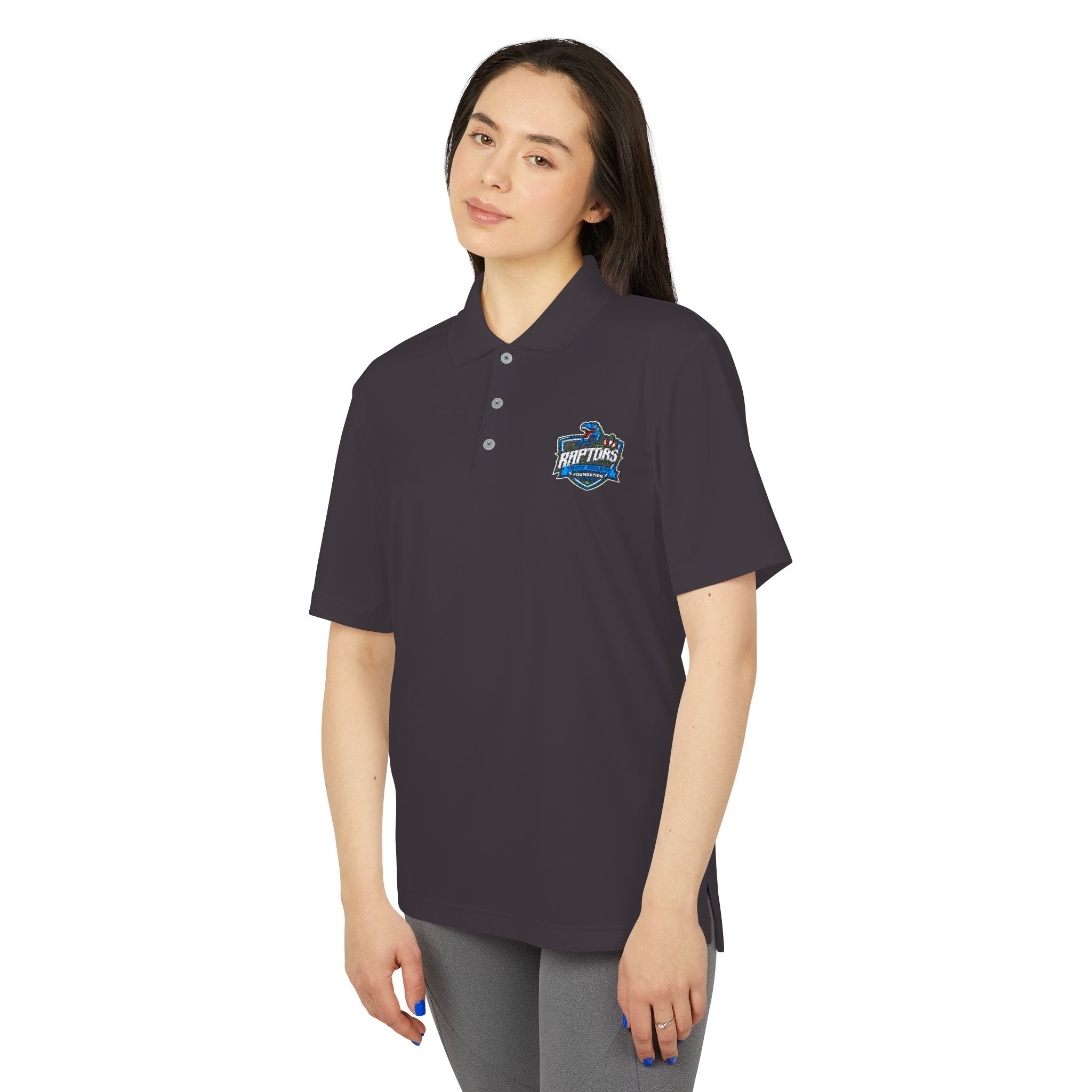 Performance Polo — Raptors Vintage Hockey Crest