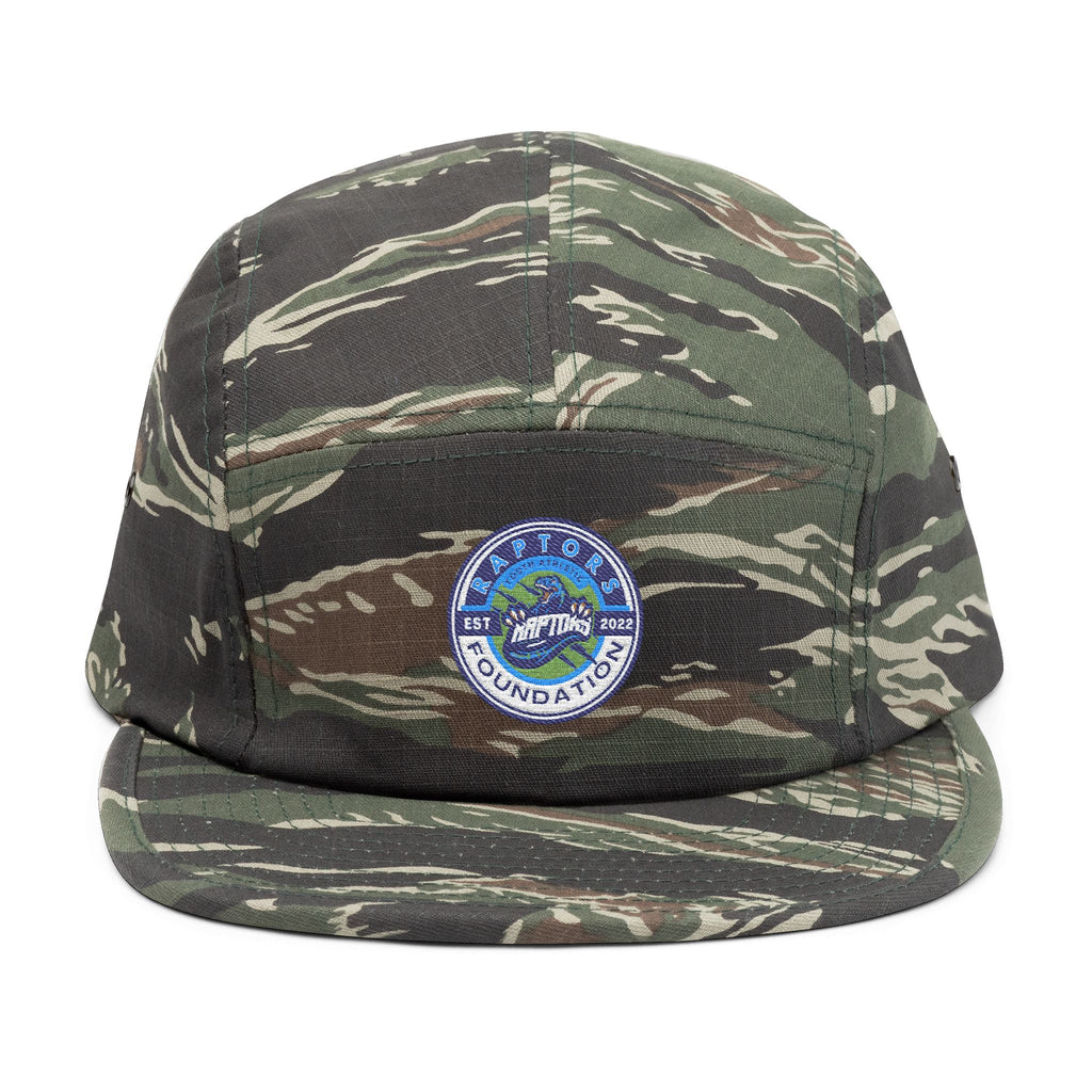 Embroidered Outdoor Patch 5-Panel Cap — Adventure Wave Logo
