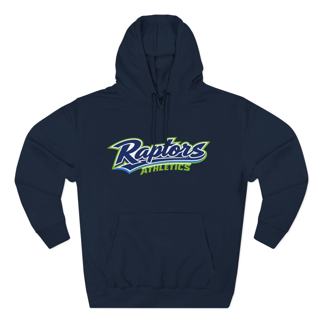 Raptors Athletics Hoodie — Three-Panel Fleece Pullover
