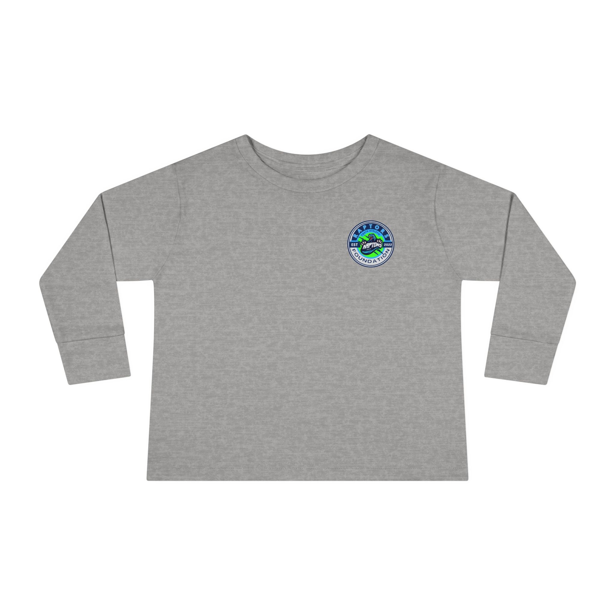 Toddler Long Sleeve Tee - 'Faith. Family. Raptors.' Kids Crewneck