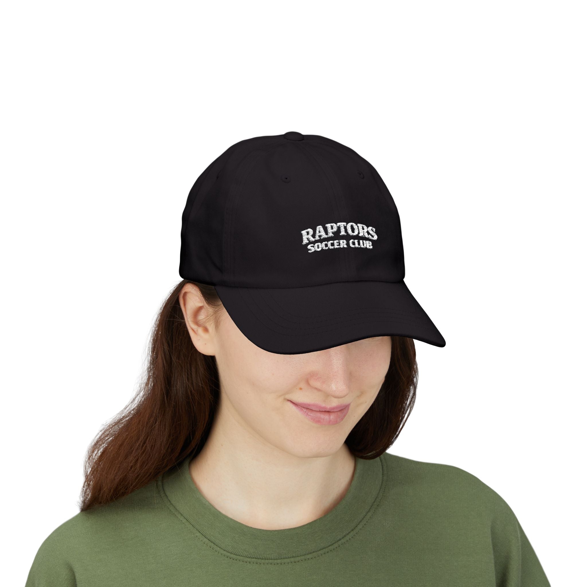 Raptors Soccer Club Camo Dad Cap — Classic Adjustable Baseball Hat