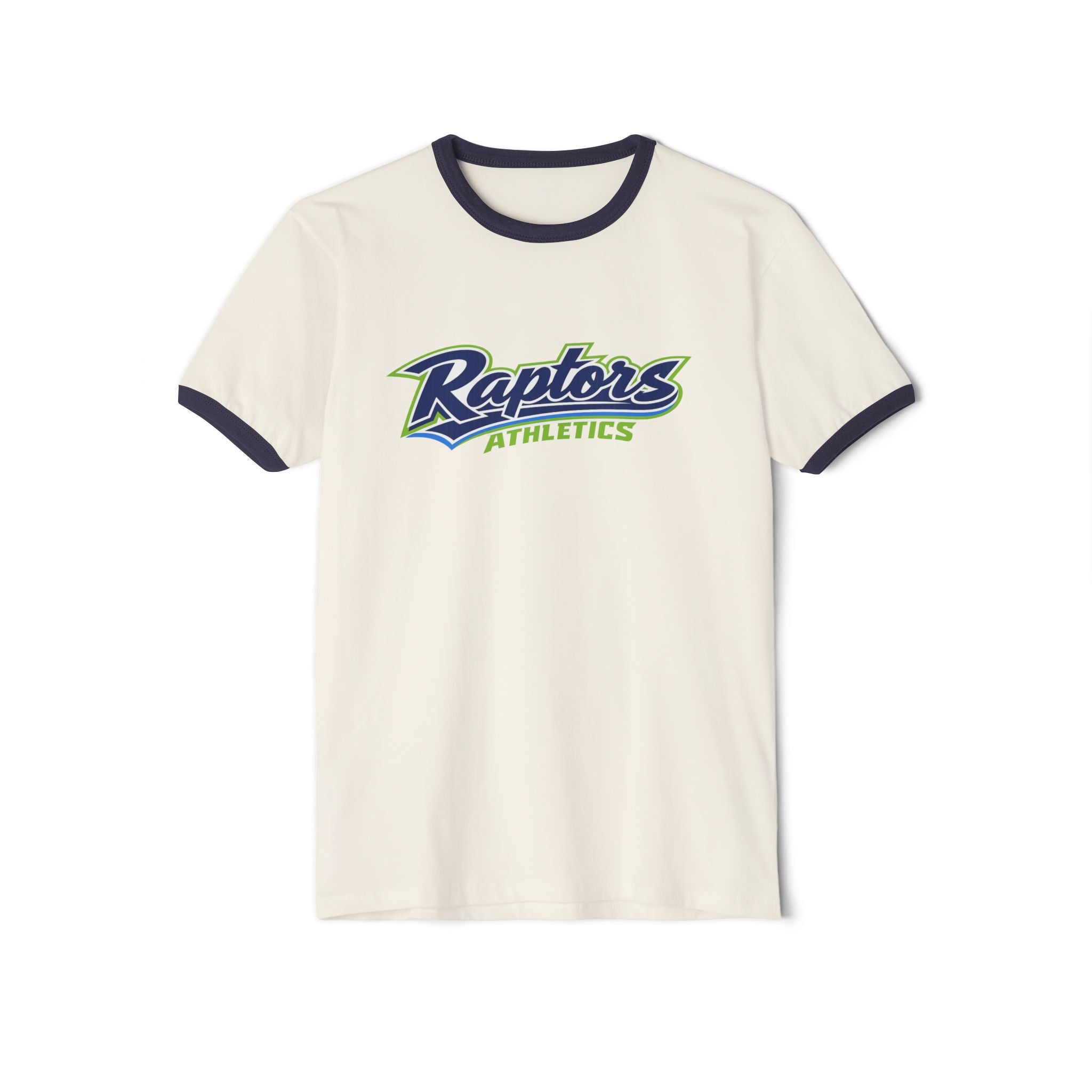 Raptors Athletics Ringer T-Shirt — Retro Sports Graphic Tee