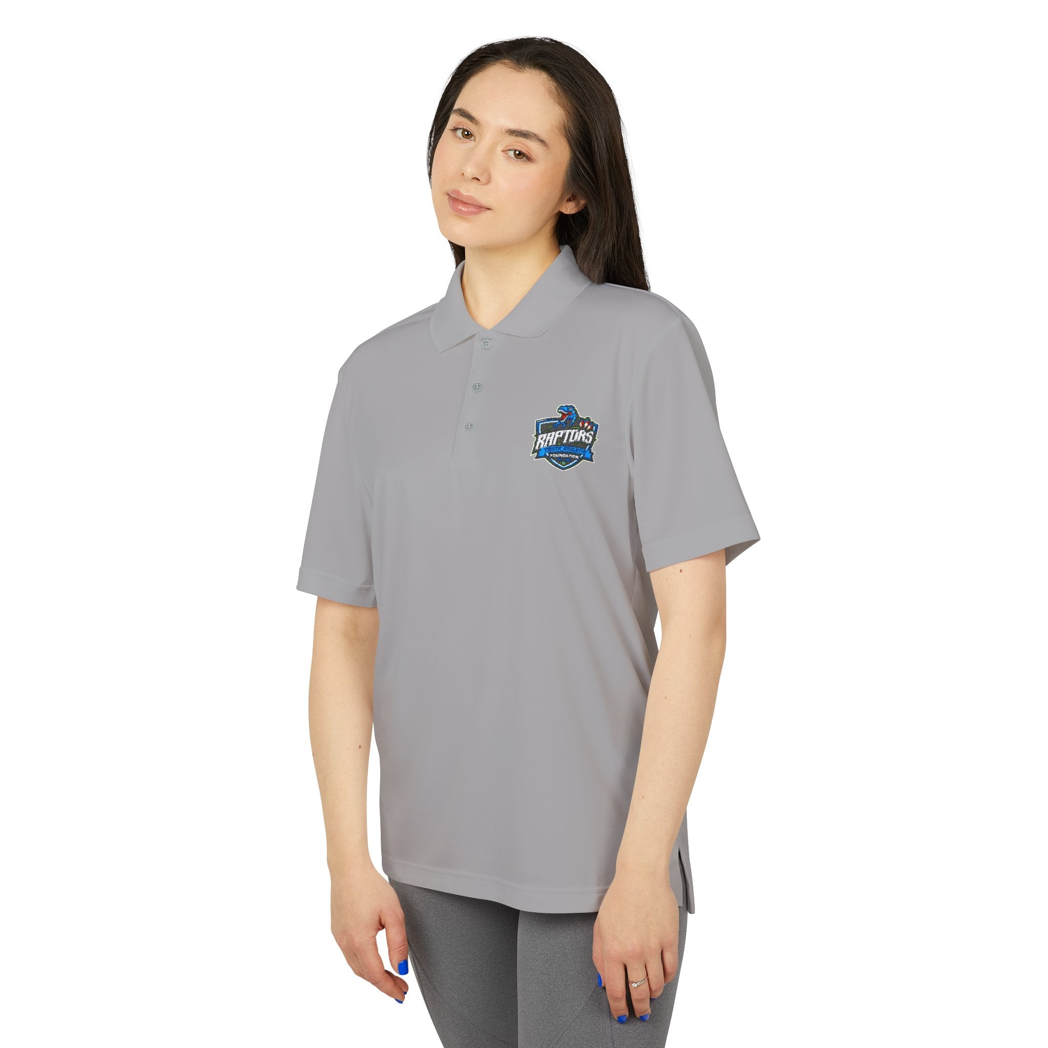 Performance Polo — Raptors Vintage Hockey Crest