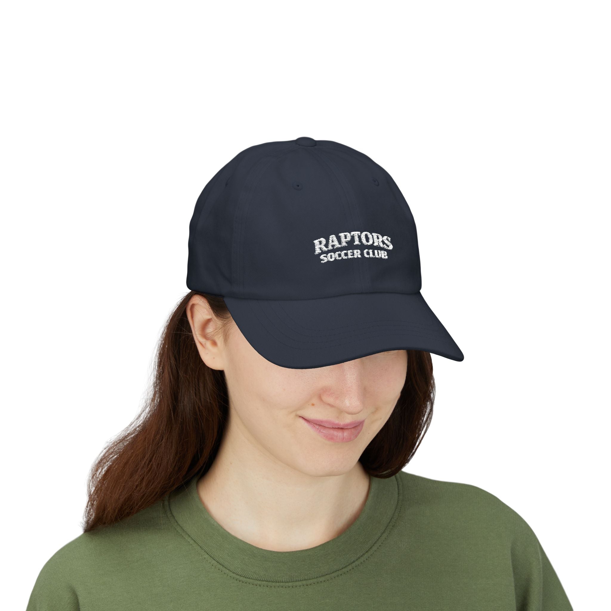 Raptors Soccer Club Camo Dad Cap — Classic Adjustable Baseball Hat
