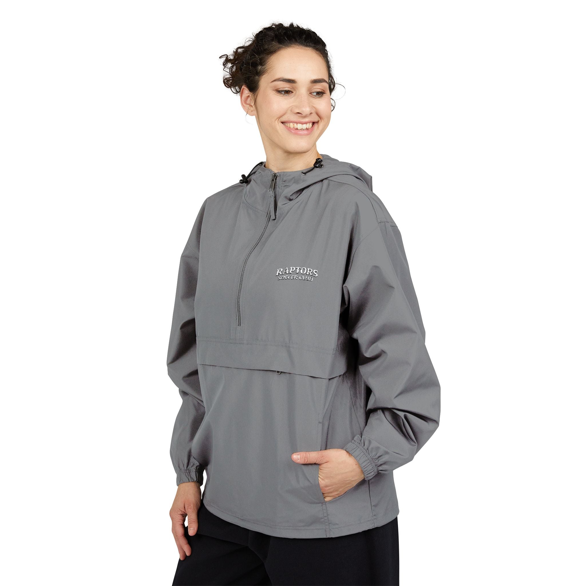 Packable Anorak Jacket — Lightweight Windbreaker with Logo