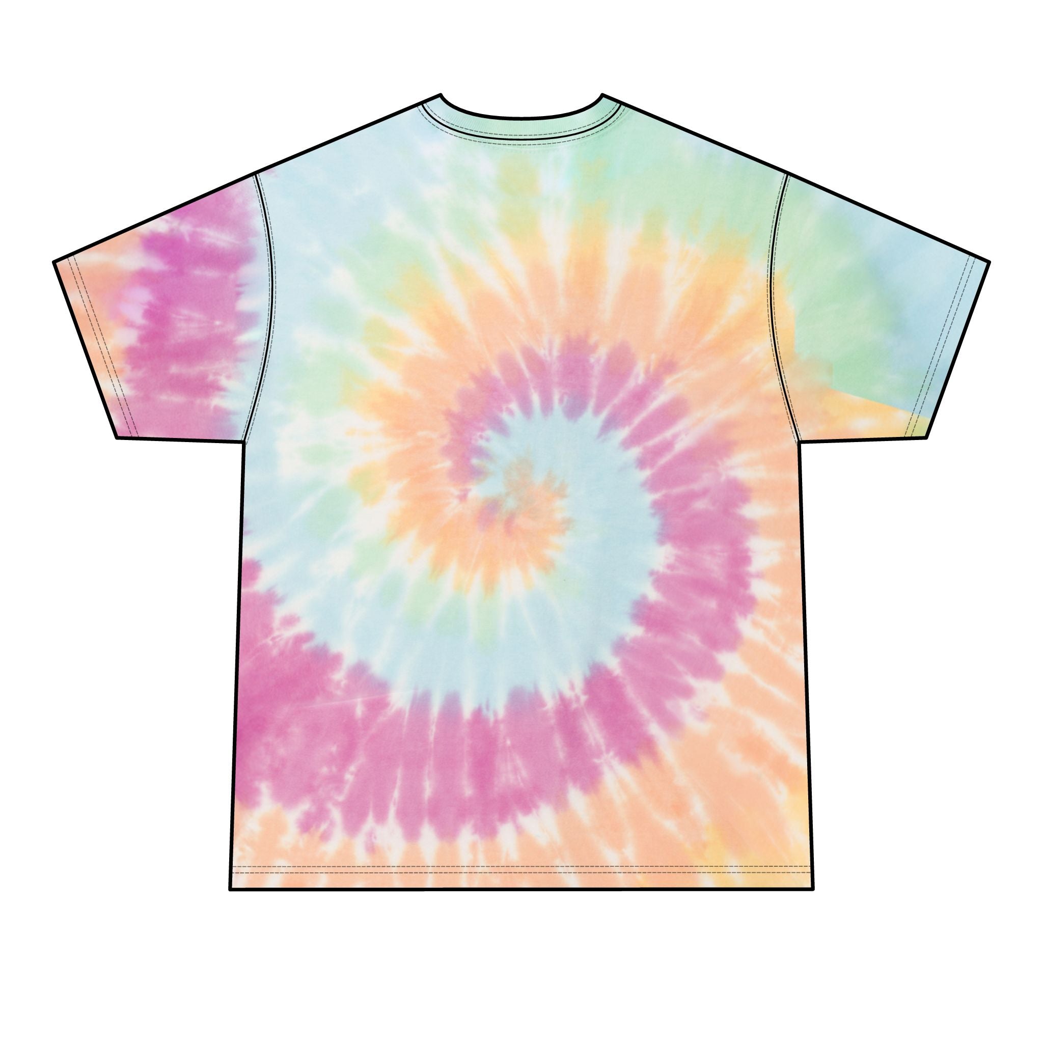 “Lady Raptors” Charcoal Tie-Dye Tee – Men’s Graphic T-Shirt