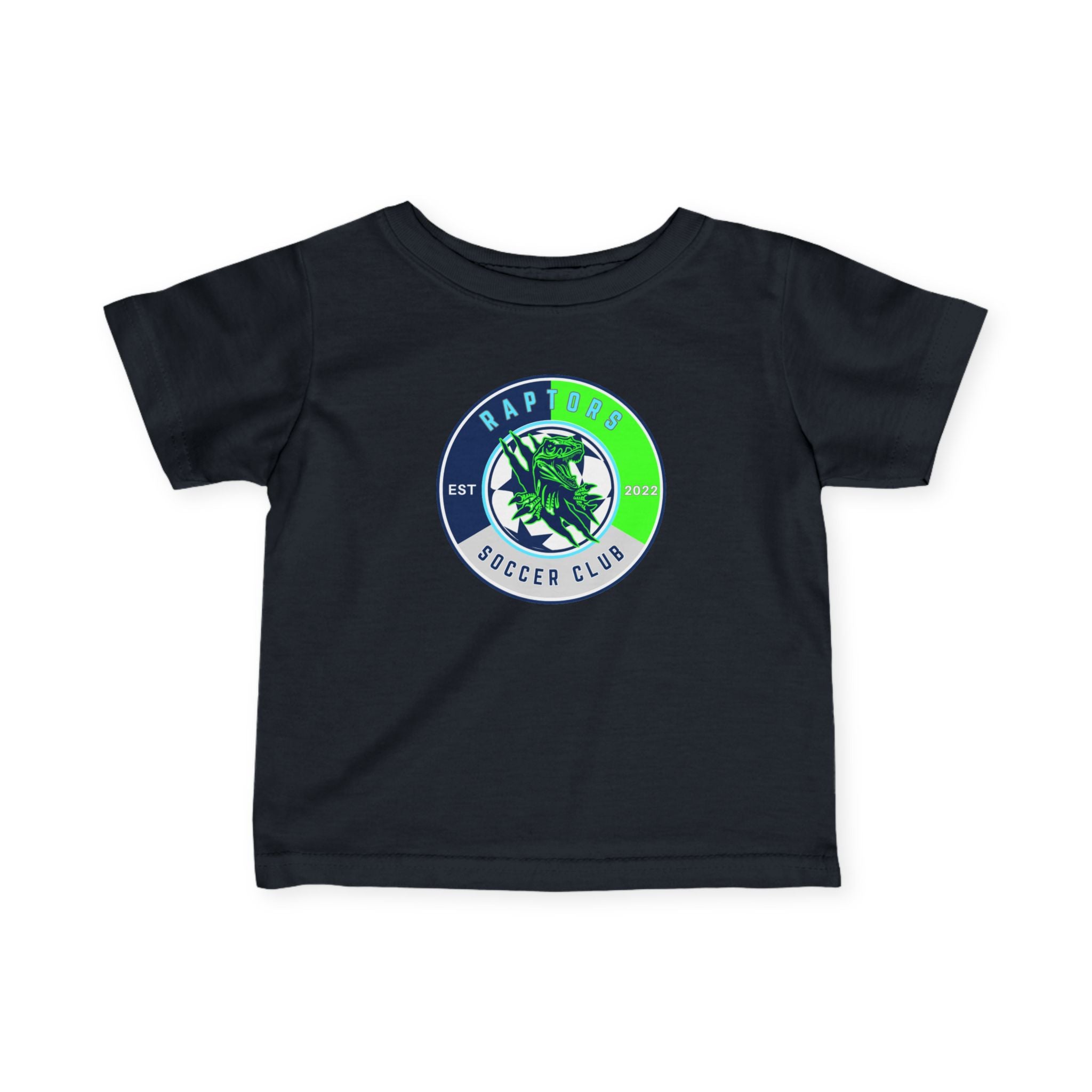 Infant Jersey Tee — ‘Rapids Soccer Club’ Crest Baby T‑Shirt