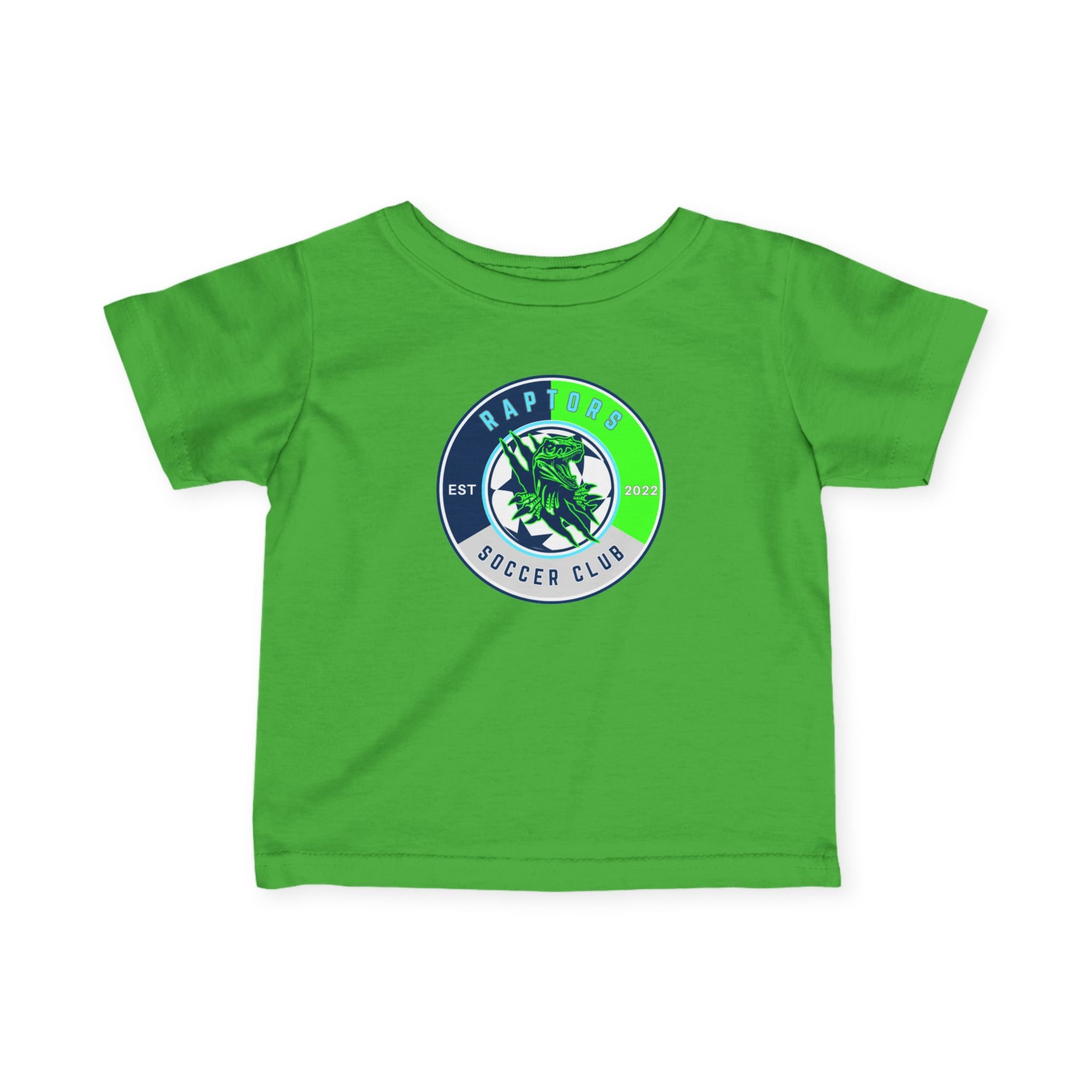 Infant Jersey Tee — ‘Rapids Soccer Club’ Crest Baby T‑Shirt