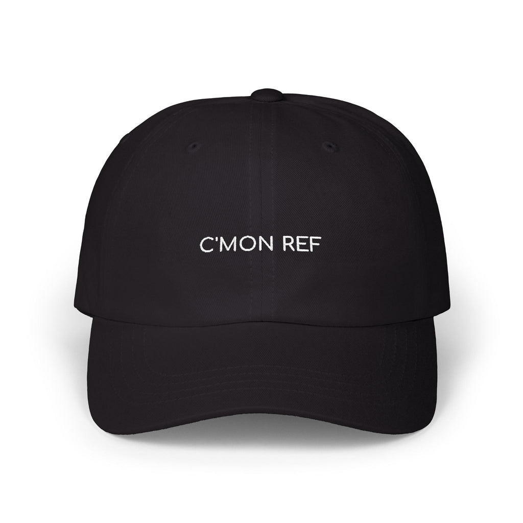 Dad Cap — "C'MON REF" Embroidered Baseball Hat