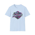 LADY Raptors Mascot T‑Shirt — Bold Neon Sports Logo Tee