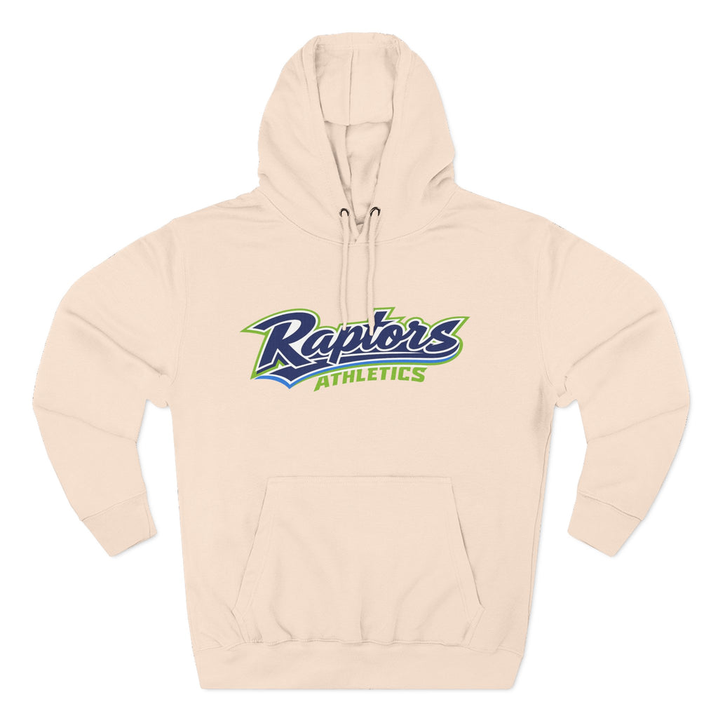 Raptors Athletics Hoodie — Three-Panel Fleece Pullover