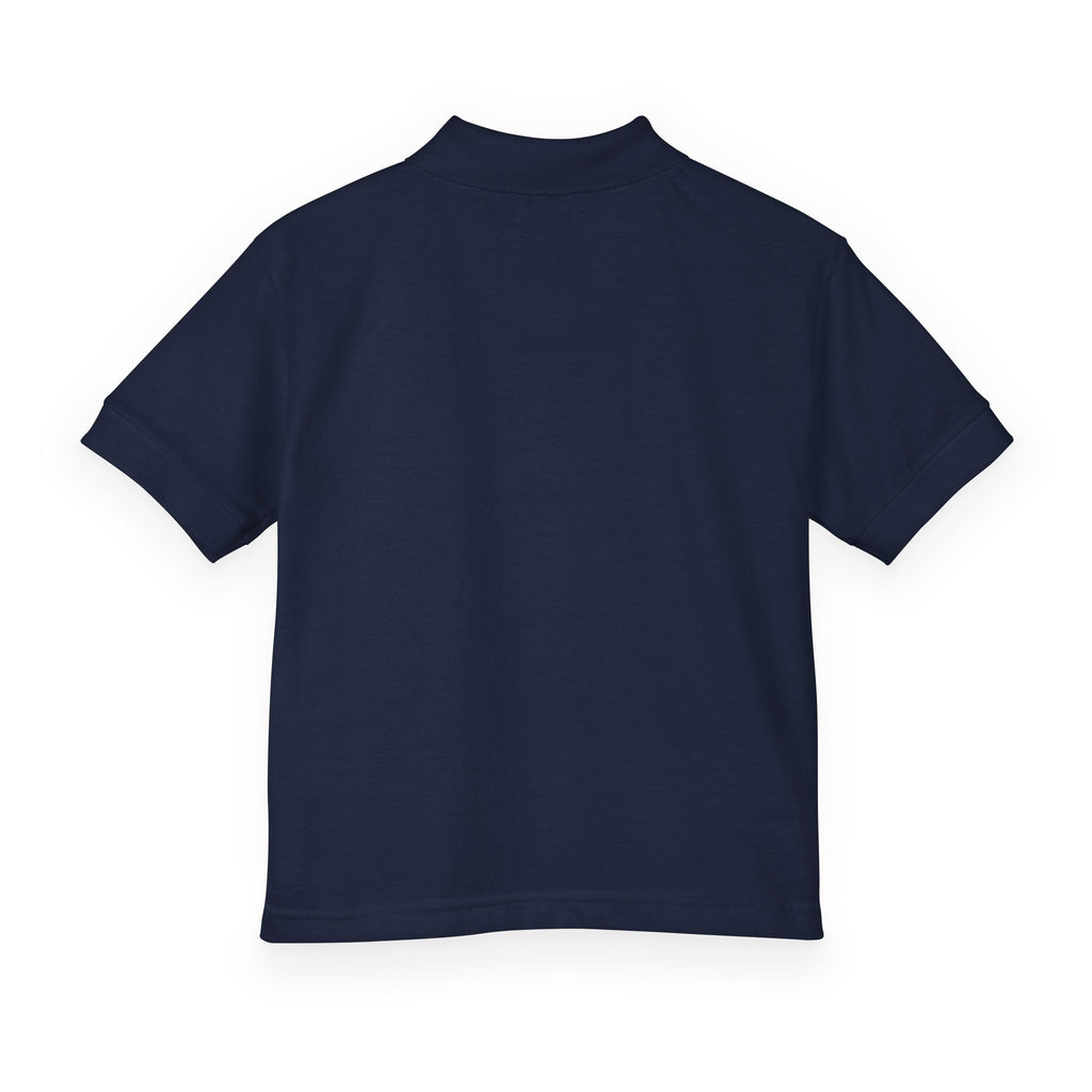 Youth Polo Shirt with Green Earth Logo – Kids School & Eco Club Uniform