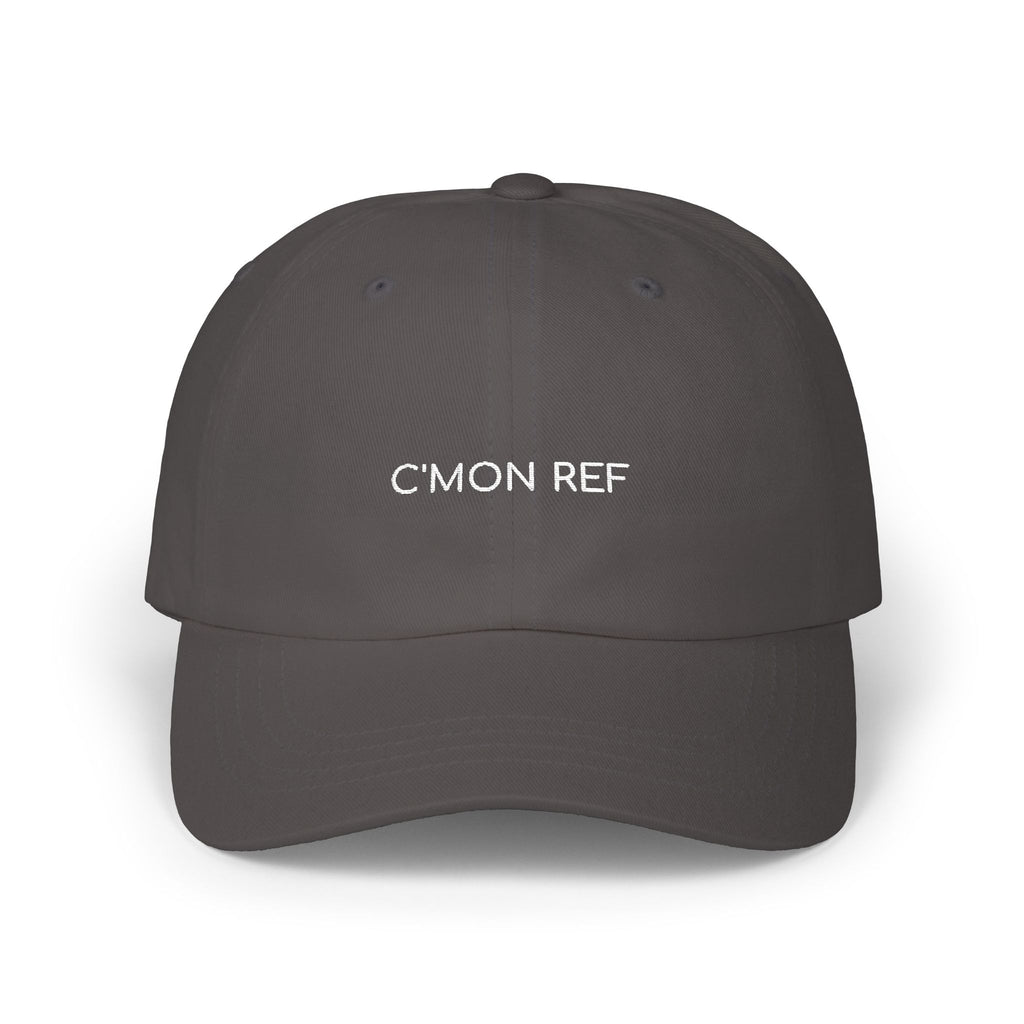 Dad Cap — "C'MON REF" Embroidered Baseball Hat