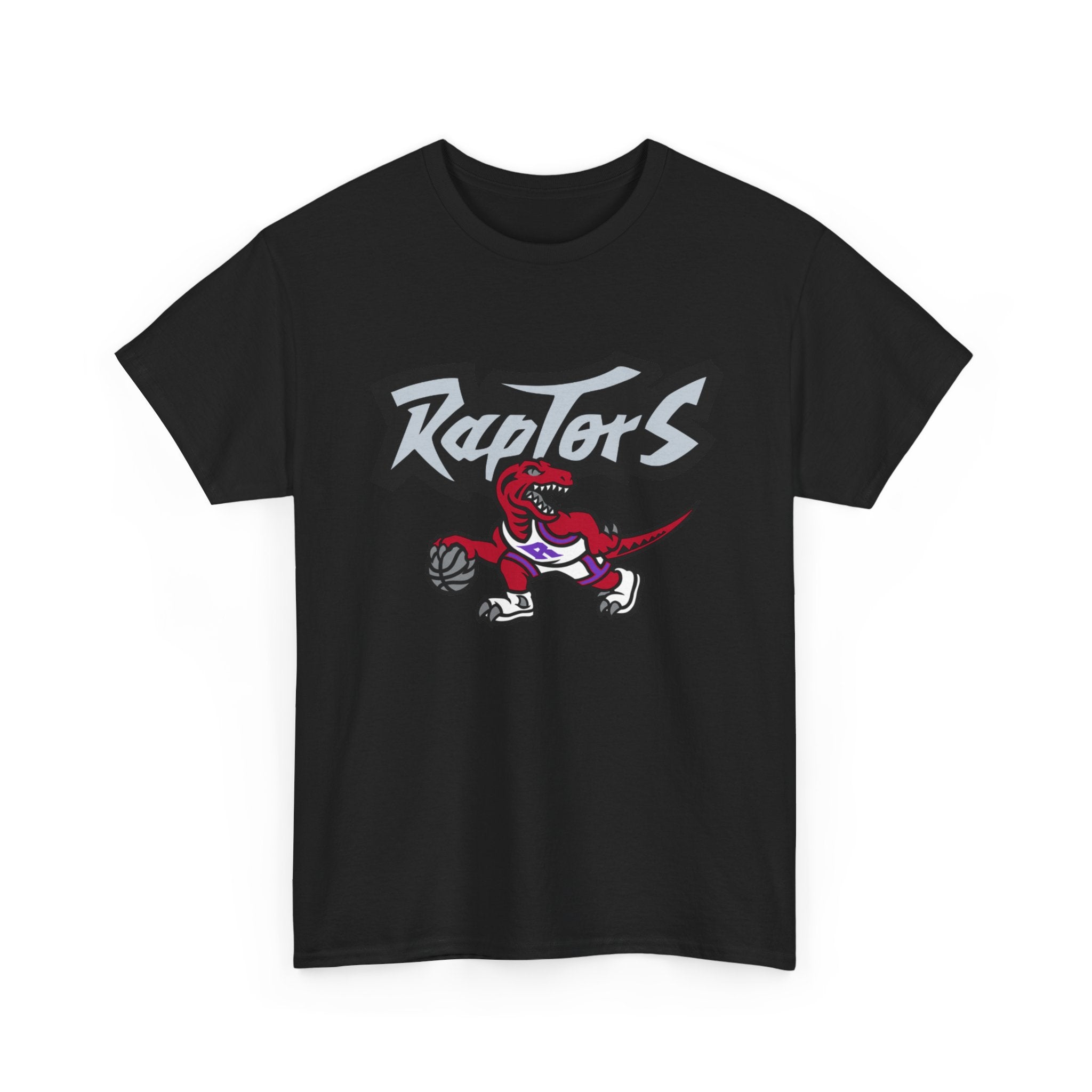 Raptors Basketball T‑Shirt – Vintage Dino Logo Tee
