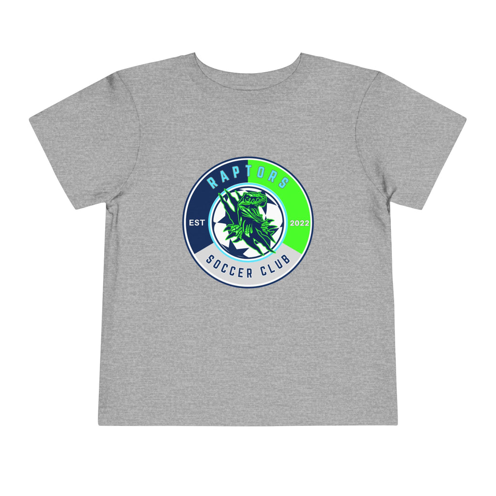 Toddler Soccer Tee — "Raptors Soccer Club" Logo Shirt