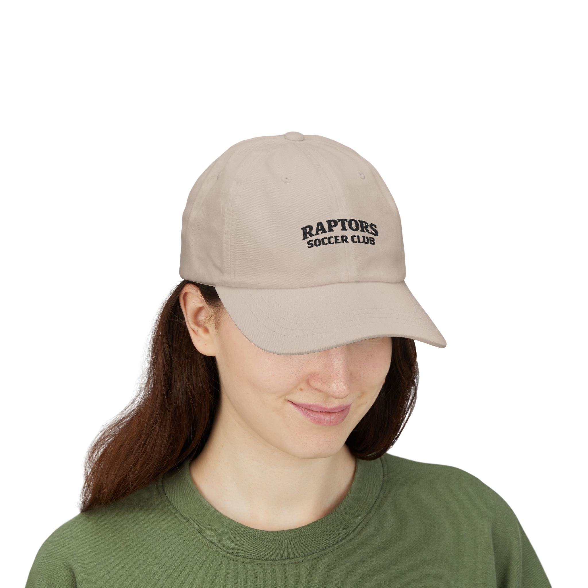 Raptors Soccer Club Classic Dad Cap — Embroidered Casual Baseball Hat