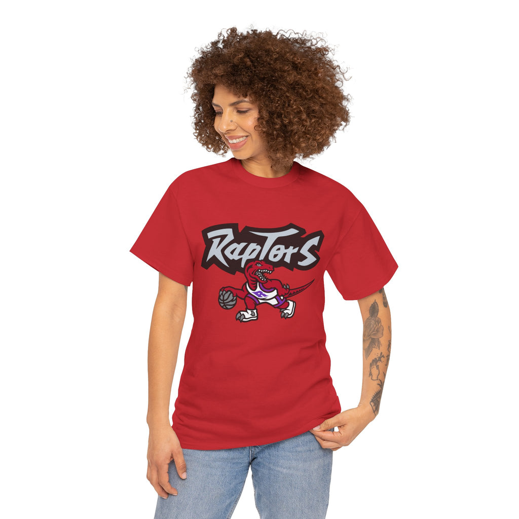 Raptors Basketball T‑Shirt – Vintage Dino Logo Tee