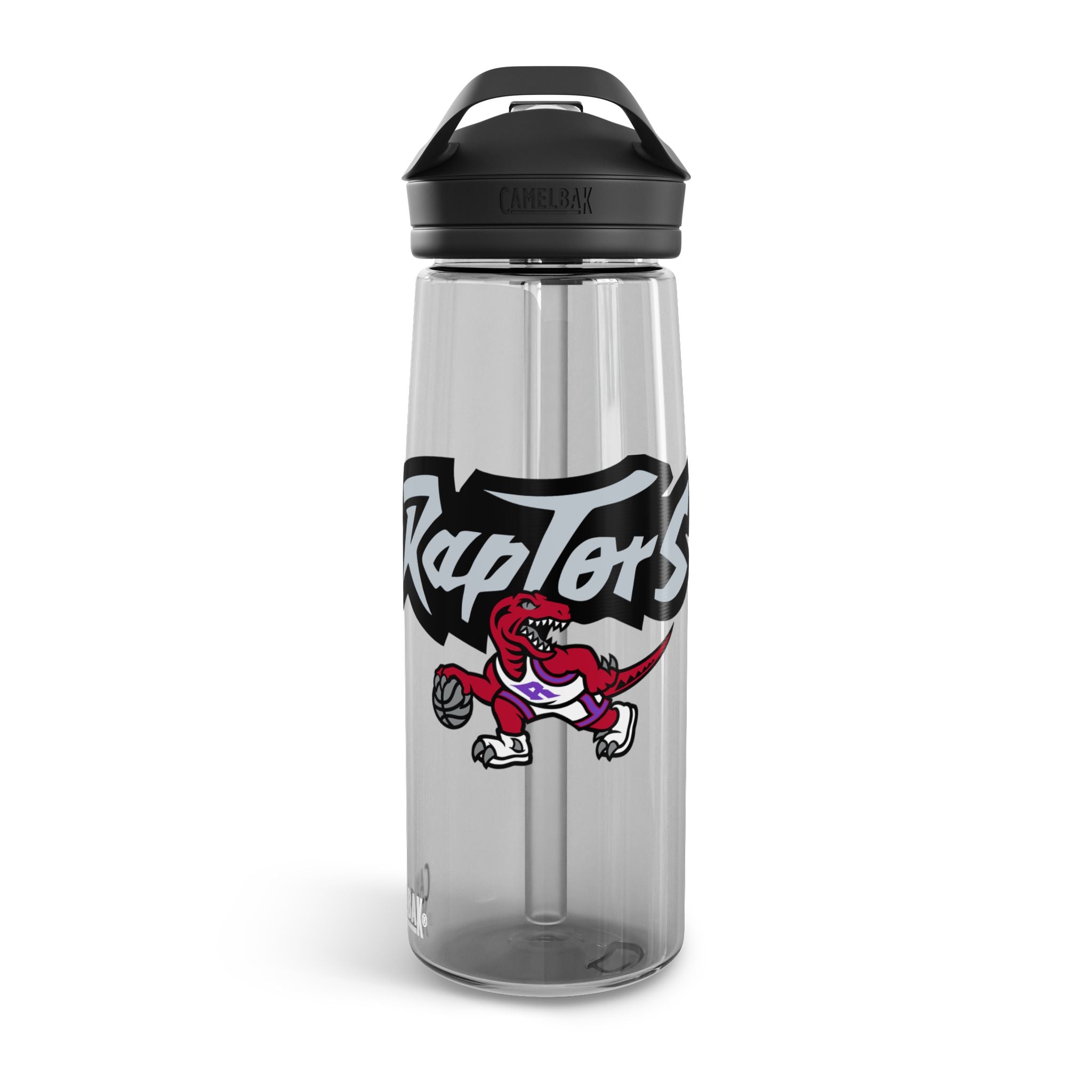 Raptors CamelBak Eddy Water Bottle — 20/25oz Sports Bottle with Straw Lid