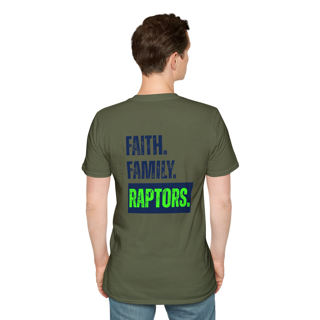 Raptors-Shirt — Faith. Family. Raptors. Graphic Tee